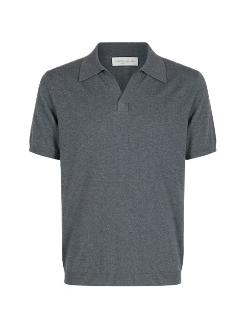 ROBERTO COLLINA polo manica corta peltro Roberto Collina | 261MYA4412418 PELTRO